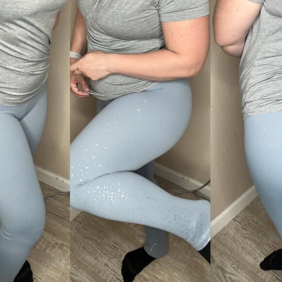 Zyia Gray Ombre Mirage Light n Tight Hi-Rise 7/8 24" - Picture 3 of 4